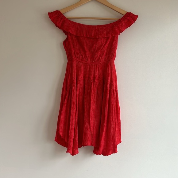 UO Aubrey Off-The-Shoulder Mini Dress - Picture 5 of 5